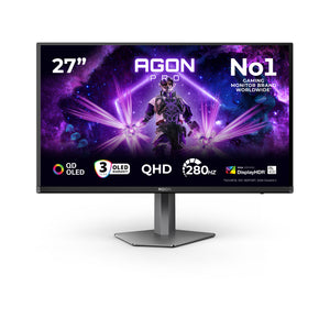 AGON PRO AG276QZD2 pantalla para PC 67,3 cm (26.5") 2560 x 1440 Pixeles Quad HD QD-OLED Negro, Gris