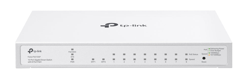 FESTA FS310GP switch Gestionado L2/L2+ Gigabit Ethernet (10/100/1000) Energía sobre Ethernet (PoE) 1U Blanco