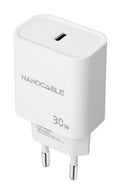 Cargador USB-C PD 30W, Blanco