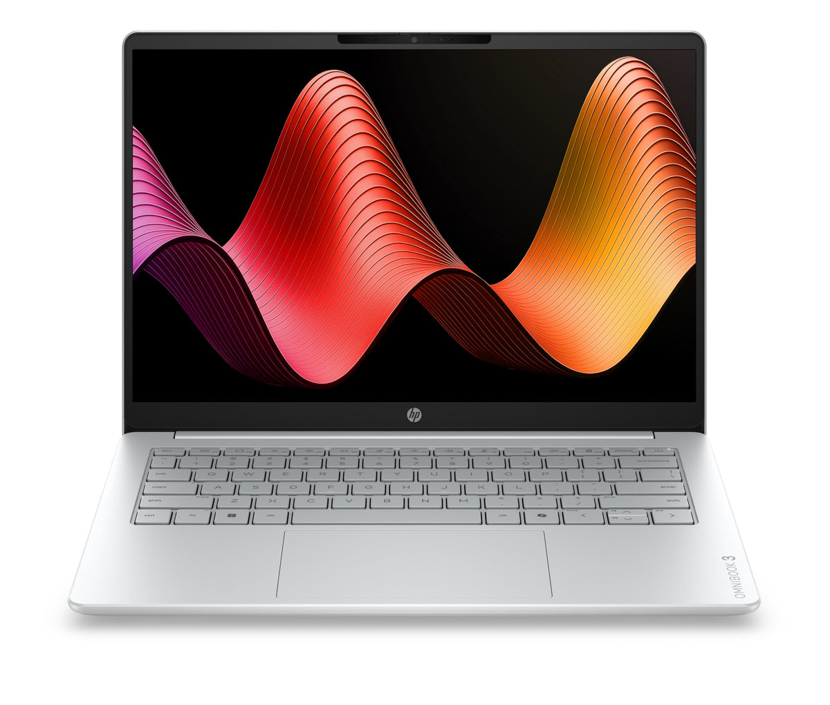 OmniBook 3 Laptop AI 14-ht0016nsx Intel Core Ultra 5 225U Portátil 35,6 cm (14") 2K 8 GB DDR5-SDRAM 512 GB SSD Wi-Fi 6 (802.11ax) FreeDOS AI PC Gris, Plata