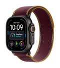 Watch Ultra 4 (GPS + Cellular) - Caja de titanio negro de 49 mm - Correa Loop Trail burdeos - Talla S/M