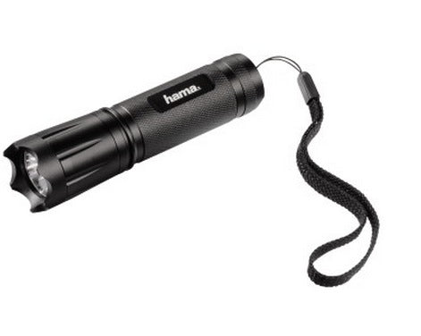 Classic Negro Linterna con cinta para cabeza LED