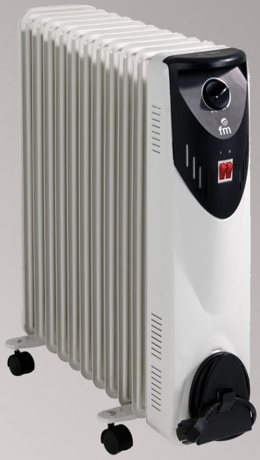 RW-25 calefactor eléctrico Negro, Gris 2500 W Radiador
