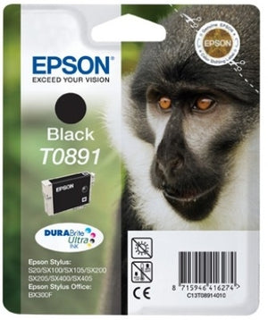 Monkey Singlepack Black T0891 DURABrite Ultra Ink