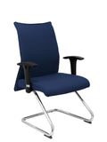 Sillón Albacete confidente patín bali azul marino