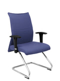 Sillón Albacete confidente patín bali azul claro