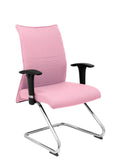 Sillón Albacete confidente patín bali rosa pálido