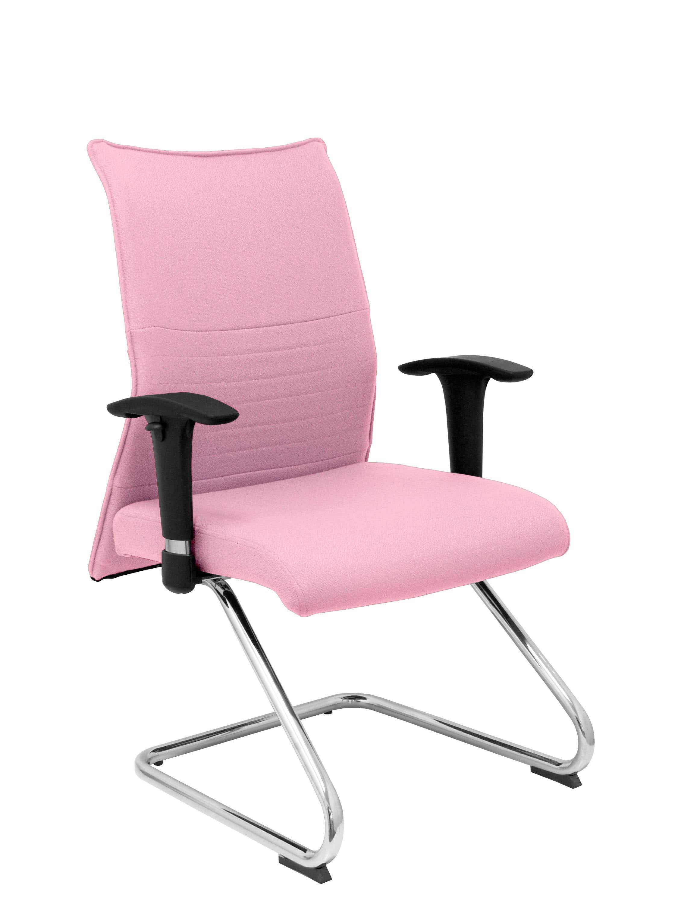 Sillón Albacete confidente patín bali rosa pálido