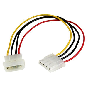 Cable de 30cm de Extensión de Alimentación Corriente LP4 - 4 pines Macho a Hembra