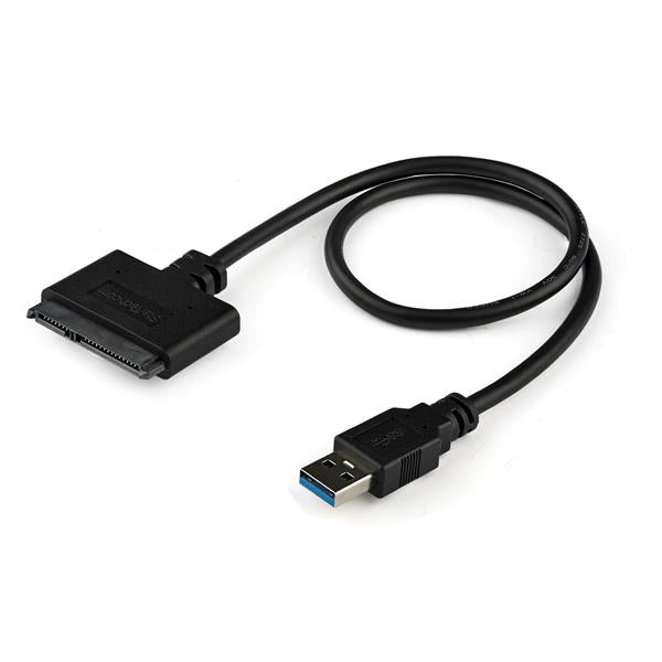 Cable SATA a USB - Adaptador de Disco Rígido USB 3.0 a SATA III de 2,5" - Conversor Externo para Disco Duro o SSD para Transferencia de Datos