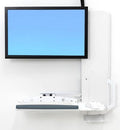 61-081-062 soporte para monitor 61 cm (24") Pared Blanco