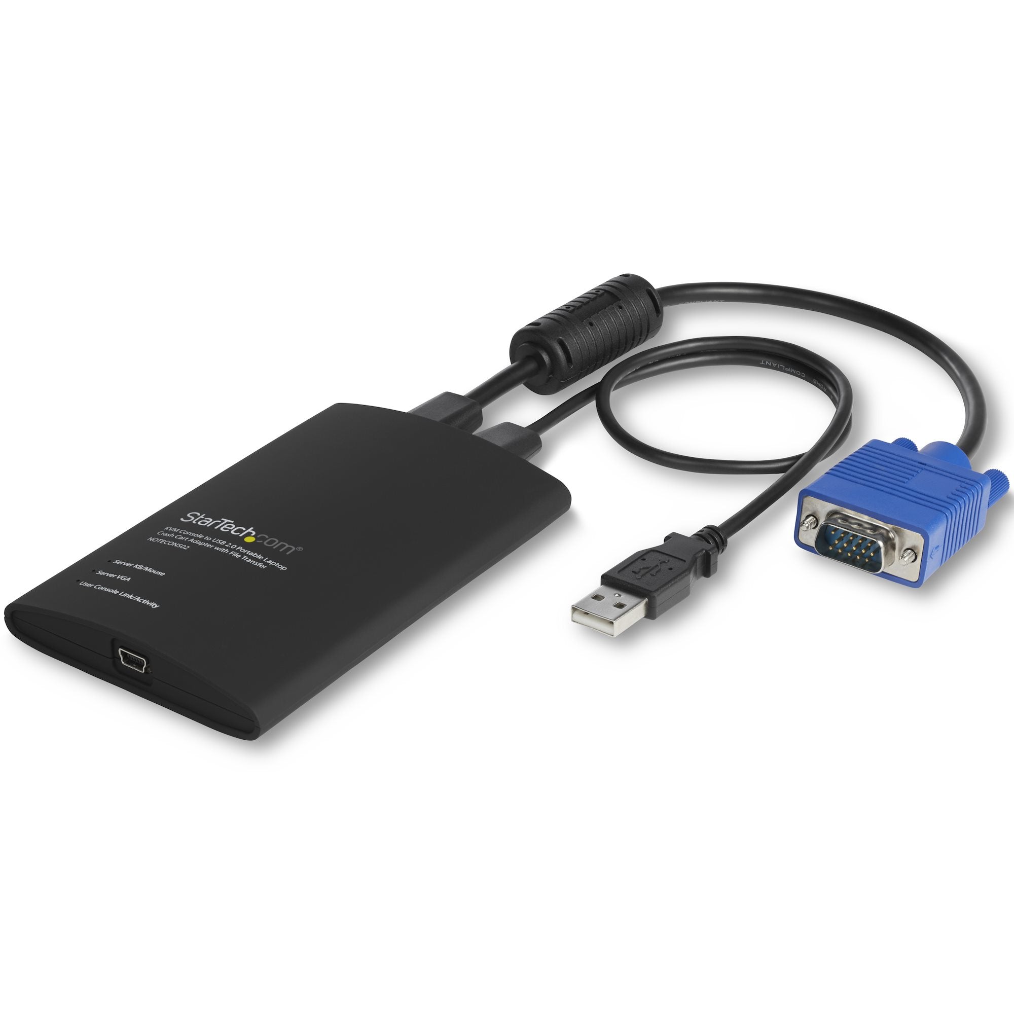 Adaptador Crash Cart USB con Transferencia de Ficheros y Captura de Vídeo