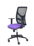 Silla Motilla malla negra asiento bali lila brazo regulable