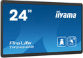 TW2424AS-B1 pantalla de señalización Pantalla plana para señalización digital 60,5 cm (23.8") Wifi 250 cd / m² 4K Ultra HD Negro Pantalla táctil Procesador incorporado Android 24/7
