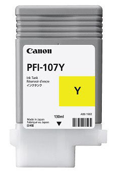 PFI-107Y cartucho de tinta 1 pieza(s) Original Amarillo