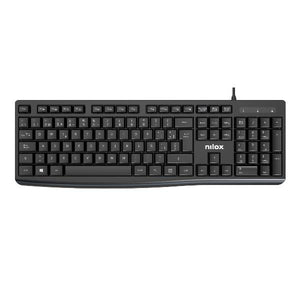 TECLADO CON CABLE, NEGRO, ESPAÑOL