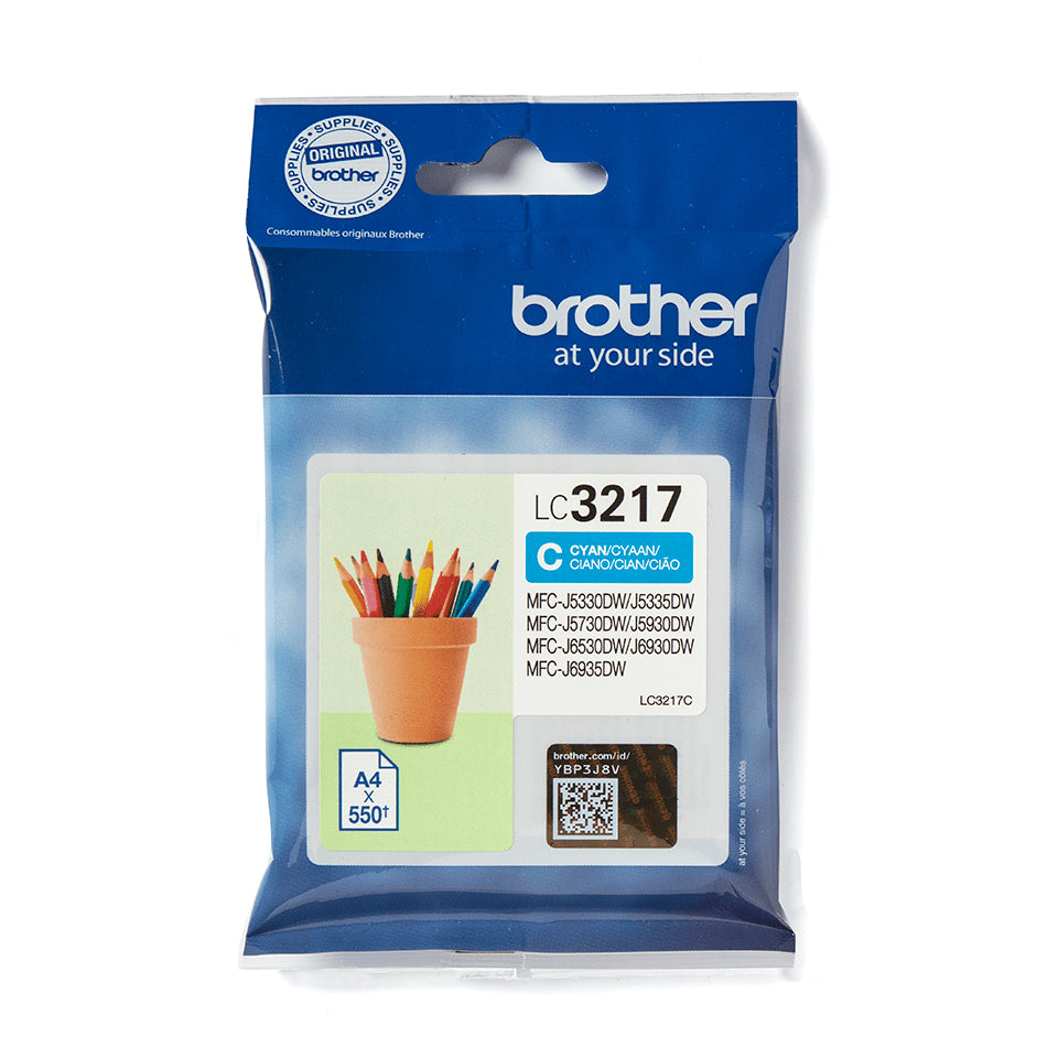 LC3217C cartucho de tinta 1 pieza(s) Original Cian