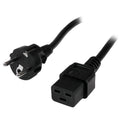 Cable de 2m de Alimentación de Ordenador, 16AWG, EU Schuko a C19, 16A 250V, Cable de Alimentación de Repuesto, Impresora, para Fuente de Alimentación, Cable para Europa, UL