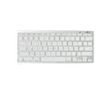 BS-KB-MICRO/BT/SP teclado Bluetooth QWERTY Español Plata, Blanco