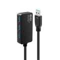 43159 hub de interfaz USB 3.2 Gen 1 (3.1 Gen 1) Type-A 5000 Mbit/s Negro