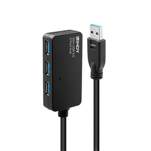 43159 hub de interfaz USB 3.2 Gen 1 (3.1 Gen 1) Type-A 5000 Mbit/s Negro
