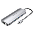 Docking USB Tipo-C TOLHB/ 1xHDMI/ 3xUSB/ 1xUSB Tipo-C PD/ 1xRJ45 1xLector Tarjetas SD y MicroSD/ Jack 3.5/ Gris