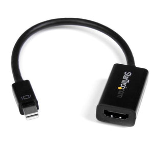 Conversor de Vídeo Mini DisplayPort a HDMI con Audio  Adaptador Activo MDP 1.2 para MacBook Pro  4K 30Hz - Negro