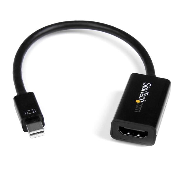 Conversor de Vídeo Mini DisplayPort a HDMI con Audio  Adaptador Activo MDP 1.2 para MacBook Pro  4K 30Hz - Negro