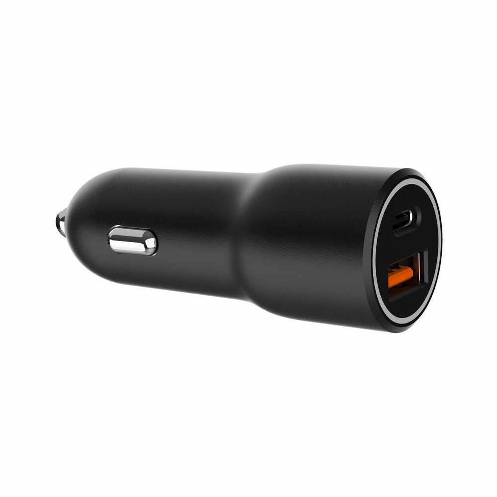 TA-UC-AC2PDQC38-CAR-01 cargador de dispositivo móvil Universal Negro Encendedor de cigarrillos Carga rápida Auto