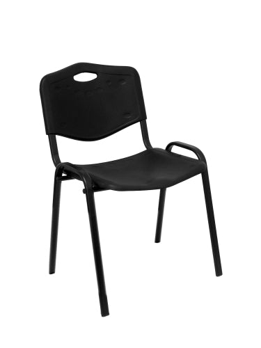 Pack 1 sillas Robledo PVC negro