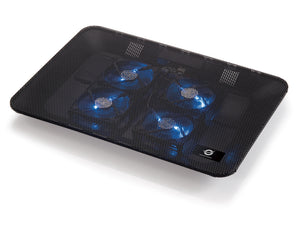 Plataforma de refrigeración de 4 ventiladores para equipos portátiles