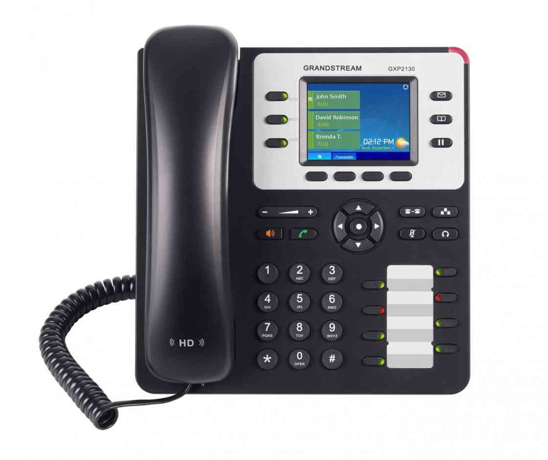 GXP2130 v2 teléfono IP Negro, Gris 3 líneas TFT