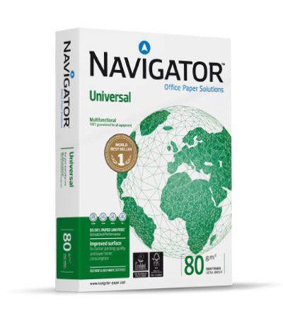UNIVERSAL papel para impresora de inyección de tinta A4 (210x297 mm) Seda 500 hojas Blanco