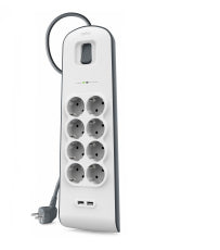BSV804VF2M limitador de tensión Blanco 8 salidas AC 2 m