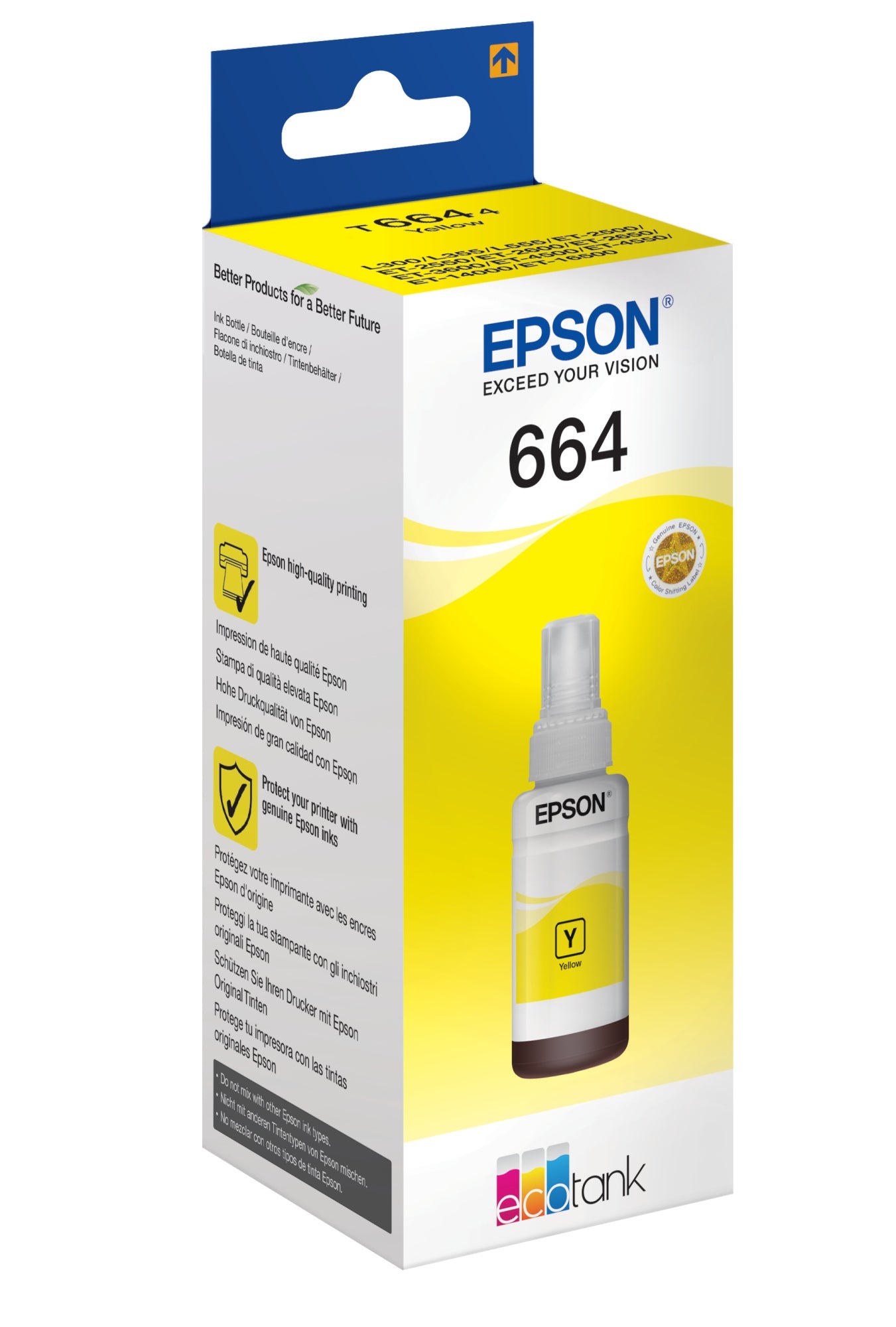 664 Ecotank Yellow ink bottle (70ml)