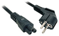 3m, CEE 7/7 - IEC 320 C5 Negro CEE7/7 C5 acoplador