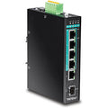TI-PG541 switch No administrado L2 Gigabit Ethernet (10/100/1000) Energía sobre Ethernet (PoE) Negro