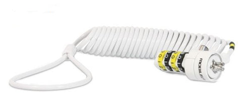 001234 cable antirrobo Blanco 1,8 m