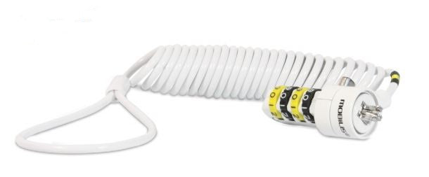 001234 cable antirrobo Blanco 1,8 m