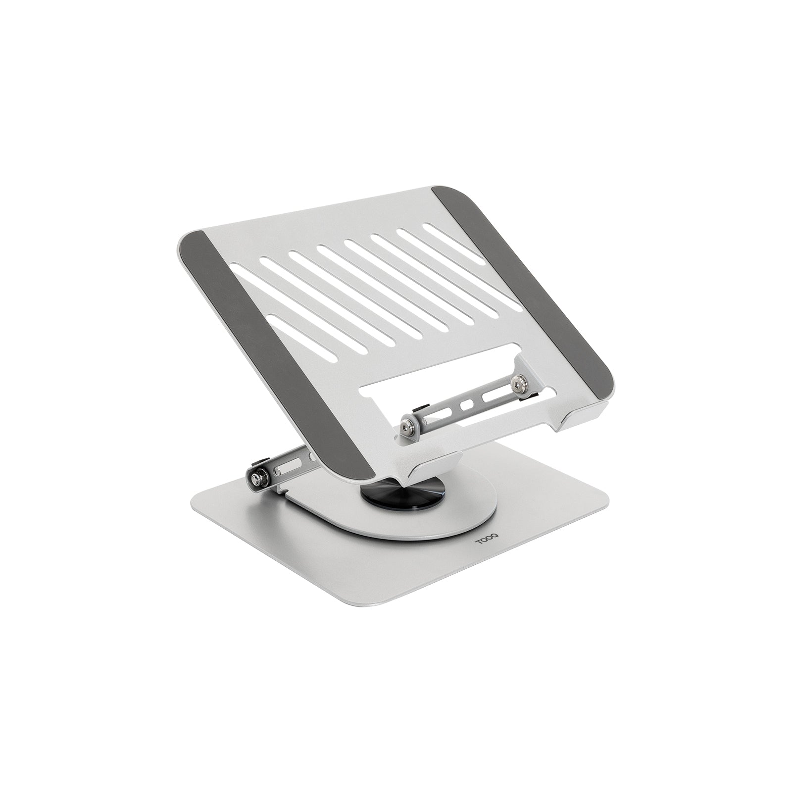 Soporte Elevador con rotación 360° y ajustable, para dispositivos de 11-17, Color Plata