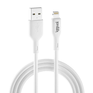 cable USB-A/Lightning 100 cm blanco