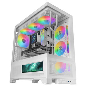 CAJA SEMITORRE ATX MC-LCDX BLANCO MARS GAMING