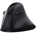 RATON OPTICO WIRELESS ERGONOMICO VERTICAL VYRAN NEGRO TRUST