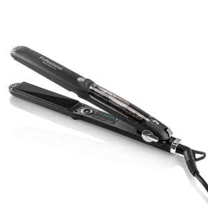 HS-45B.007A Utensilio de peinado Plancha de pelo Vapor Negro 2,5 m
