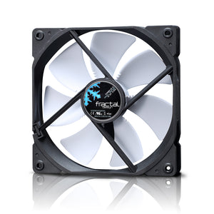 FD-FAN-DYN-GP14-WT sistema de refrigeración para ordenador Carcasa del ordenador Ventilador 14 cm Negro, Blanco