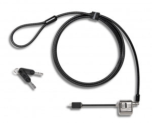 4X90H35558 cable antirrobo Negro, Acero inoxidable 1,83 m