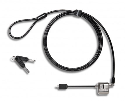 4X90H35558 cable antirrobo Negro, Acero inoxidable 1,83 m