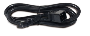 C13/C20 2m Negro C20 acoplador C13 acoplador