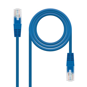 CABLE RED LATIGUILLO RJ45 CAT.5E UTP AWG24, AZUL, 3.0 M