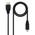 HDMI, 0.8m cable HDMI 0,8 m HDMI tipo A (Estándar) HDMI tipo D (Micro) Negro